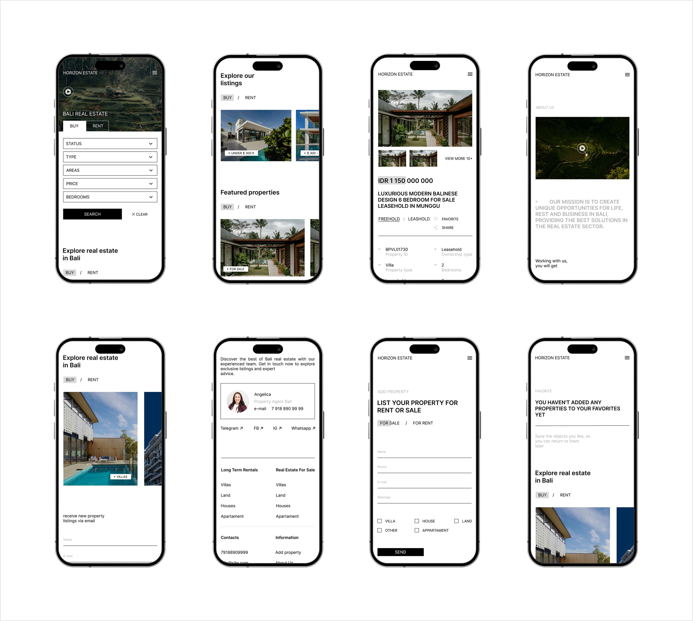 A mobile layout designed on purpose